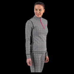 Online Odd Molly Spin To Win Mid Layer Top White/Black Vit och Svart