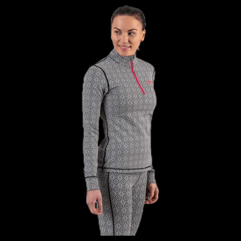 Online Odd Molly Spin To Win Mid Layer Top White/Black Vit och Svart