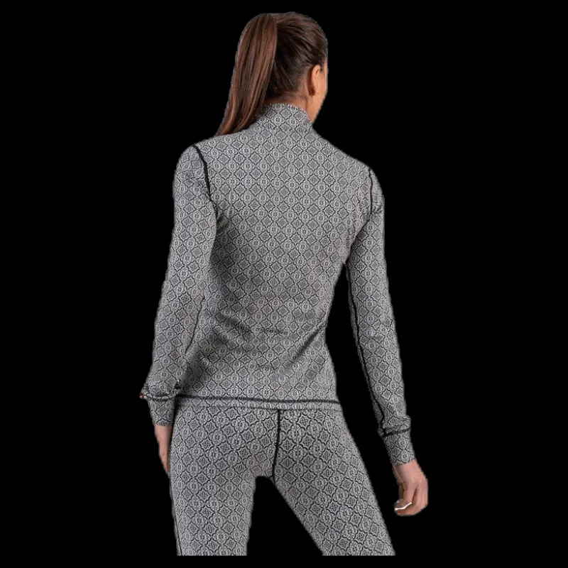 Online Odd Molly Spin To Win Mid Layer Top White/Black Vit och Svart