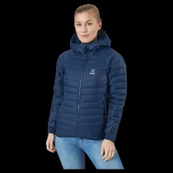 Outlet Haglöfs Spire Mimic Hood Women Tarn Blue Solid Blå