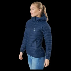 Outlet Haglöfs Spire Mimic Hood Women Tarn Blue Solid Blå