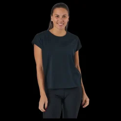 Röhnisch Split Back Tee Black Svart