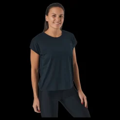 Röhnisch Split Back Tee Black Svart
