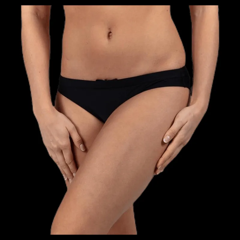 Nike Swim Sport Bikini Bottom Solid Black Svart New