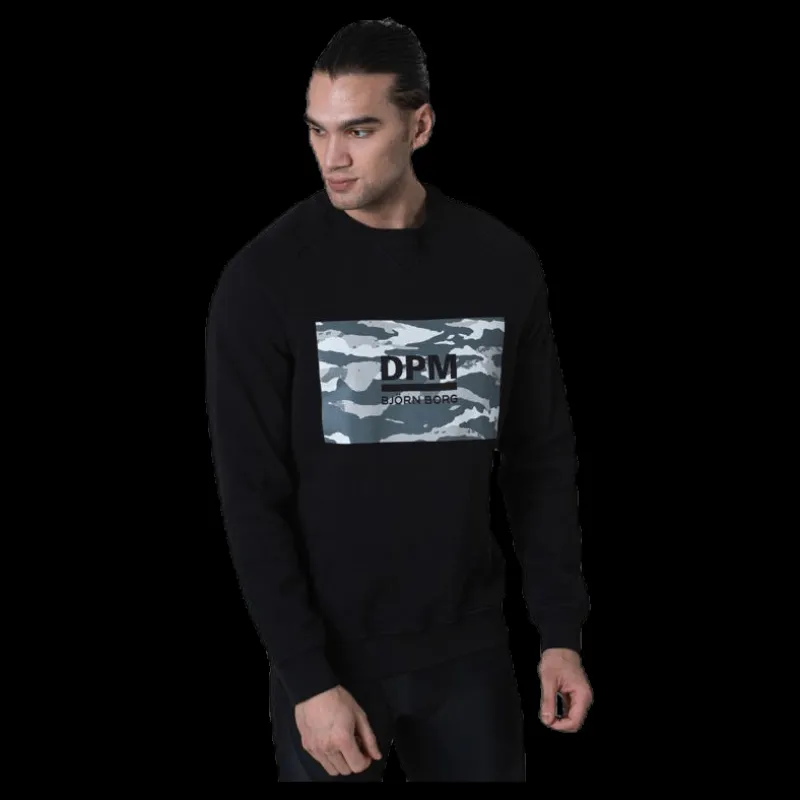 Björn Borg Sport Crew Dpm Black Svart Outlet