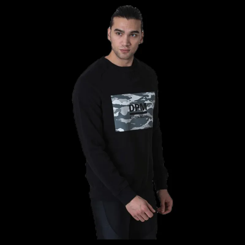 Björn Borg Sport Crew Dpm Black Svart Outlet