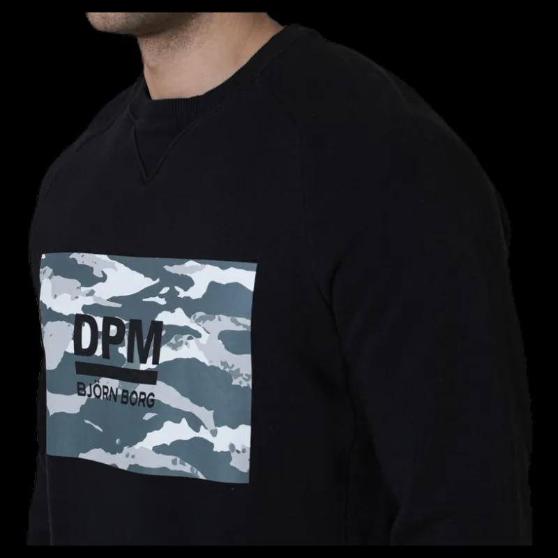 Björn Borg Sport Crew Dpm Black Svart Outlet