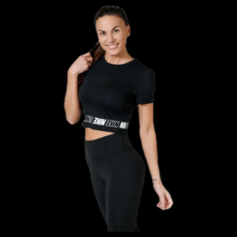 Nike Sport Don't Rest Top SS Black Svart Sale