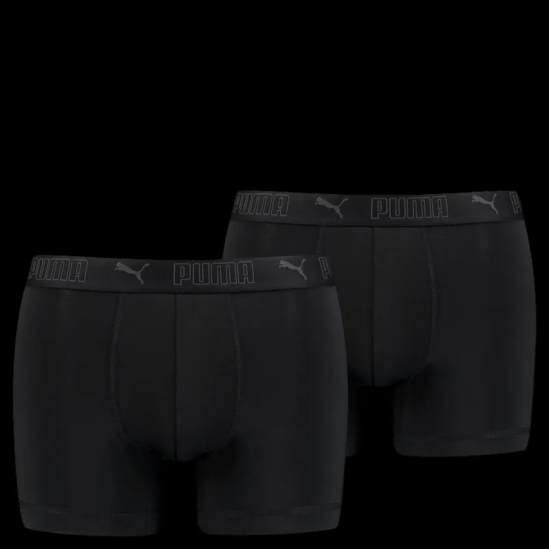 Best Puma Sport Microfiber Boxer 2p Black Svart