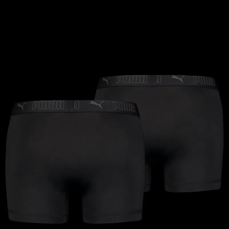 Best Puma Sport Microfiber Boxer 2p Black Svart