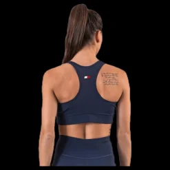Tommy Hilfiger Sport Sports Bra Logo Mid Blue Blå New