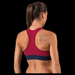 Tommy Hilfiger Sport Sports Bra Medium Tri Logo Red Röd Discount