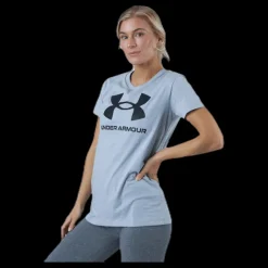 Outlet Under Armour Sportstyle Graphic SS Black/Grey Svart och Grå