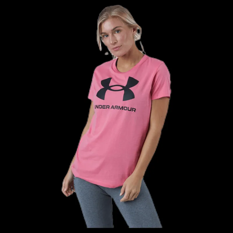 Online Under Armour Sportstyle Graphic SS Pink Rosa