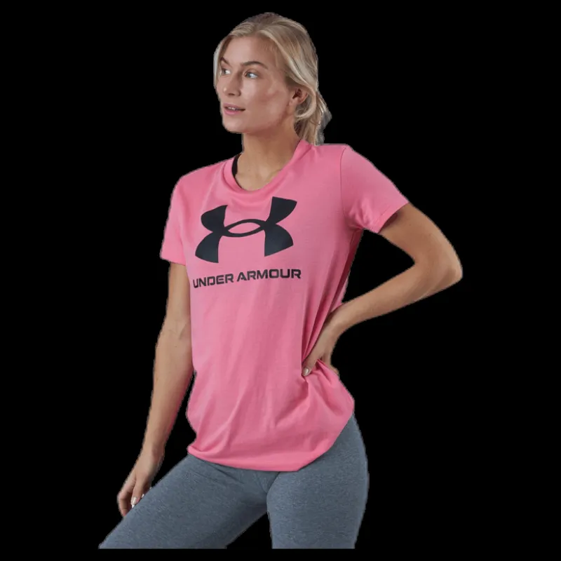 Online Under Armour Sportstyle Graphic SS Pink Rosa