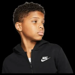 Outlet Nike Sportswear Big Kids' (Boys') Tracksuit BLACK/BLACK/BLACK/WHITE Svart