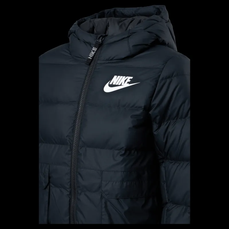 Nike Sportswear Big Kids' Down-fill Black/black/white Svart Clearance
