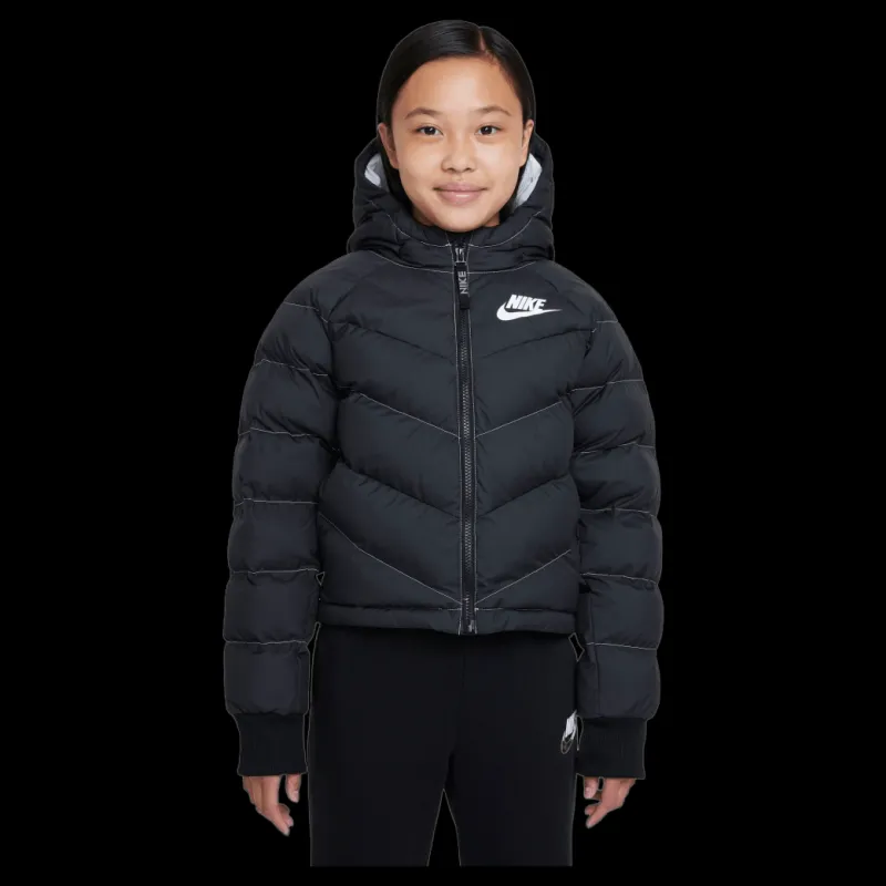 Discount Nike Sportswear Big Kids' (girls') Black/white/white Svart