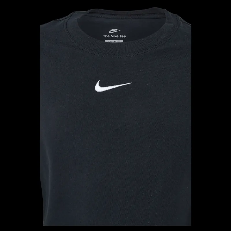 Clearance Nike Sportswear Big Kids' (Girls') T-Shirt BLACK/WHITE Svart och Vit