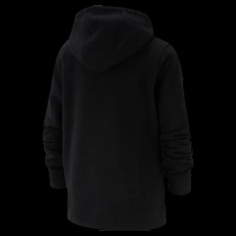 Nike Sportswear Club Big Kids' Full-Zip Hoodie BLACK/BLACK/WHITE Svart Hot