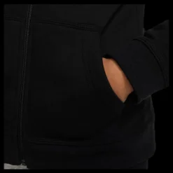 Nike Sportswear Club Big Kids' Full-Zip Hoodie BLACK/BLACK/WHITE Svart Hot