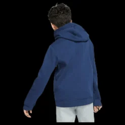 Nike Sportswear Club Big Kids' Pullover Hoodie MIDNIGHT NAVY/WHITE Blå Discount