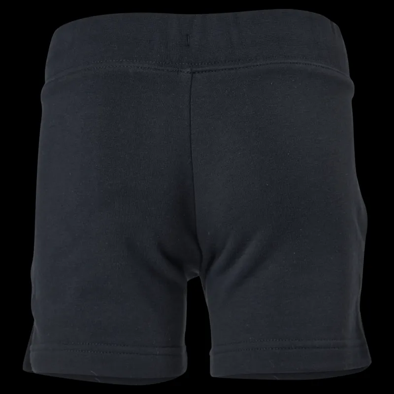 Nike Sportswear Club Big Kids' (Girls') French Terry Shorts BLACK/WHITE Svart New