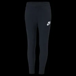 Outlet Nike Sportswear Club Big Kids' (Girls') French Terry Pants BLACK/WHITE Svart