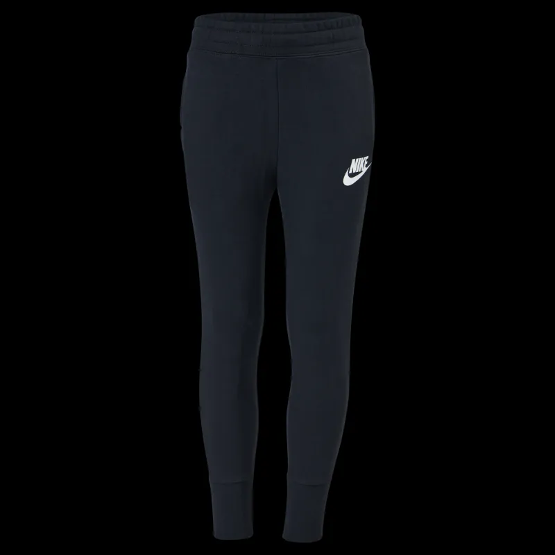 Outlet Nike Sportswear Club Big Kids' (Girls') French Terry Pants BLACK/WHITE Svart