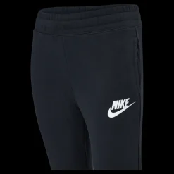Outlet Nike Sportswear Club Big Kids' (Girls') French Terry Pants BLACK/WHITE Svart