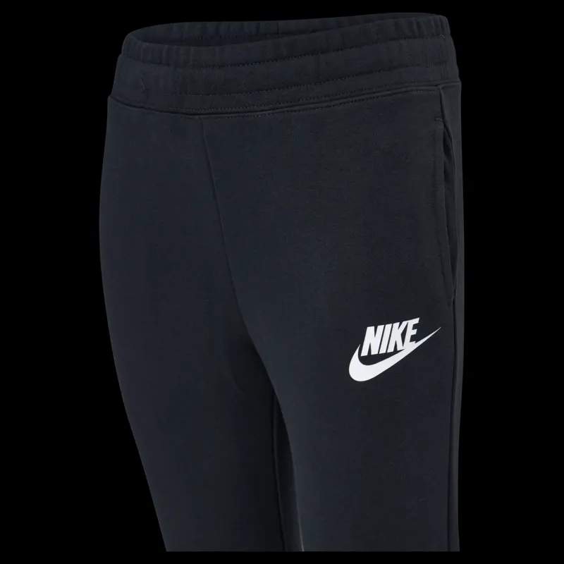 Outlet Nike Sportswear Club Big Kids' (Girls') French Terry Pants BLACK/WHITE Svart