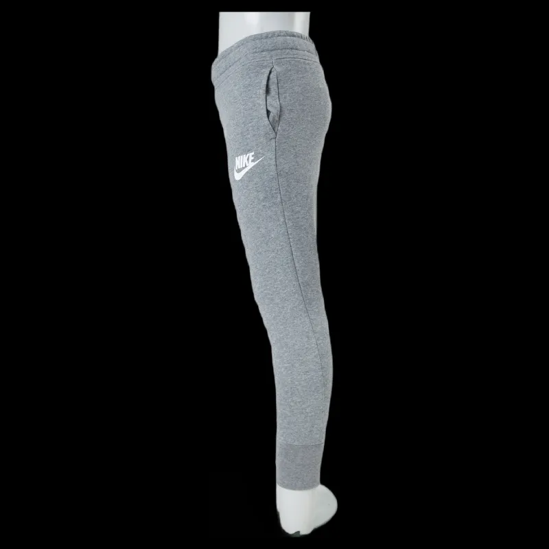 Best Nike Sportswear Club Big Kids' (Girls') French Terry Pants CARBON HEATHER/WHITE Grå