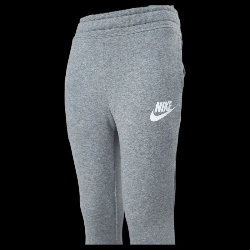 Best Nike Sportswear Club Big Kids' (Girls') French Terry Pants CARBON HEATHER/WHITE Grå