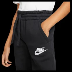 Nike Sportswear Club Fleece Big Kids' Pants BLACK/BLACK/WHITE Svart Hot