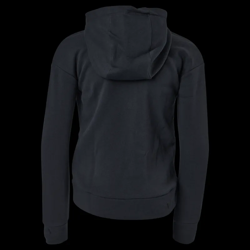 Nike Sportswear Club Fleece Big Kids' (Girls') Full-Zip Hoodie BLACK/WHITE Svart New