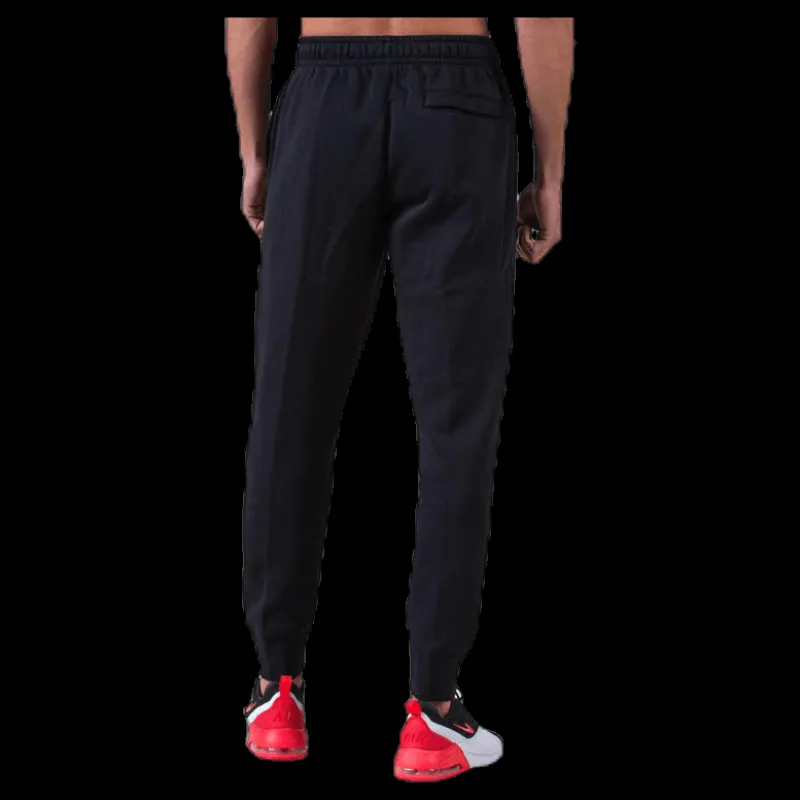 Discount Nike Sportswear Club Fleece Joggers BLACK/BLACK/WHITE Svart