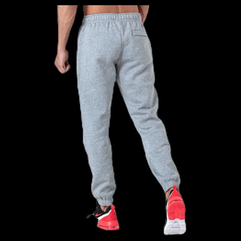 Nike Sportswear Club Fleece Men's Pants DK GREY HEATHER/MATTE SILVER/WHITE Grå Clearance