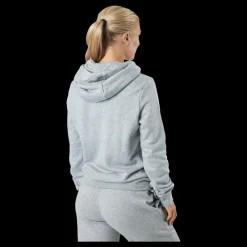 Nike Sportswear Club Fleece Women's Logo Pullover Hoodie DK GREY HEATHER/WHITE Grå Online