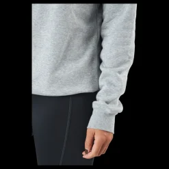 Clearance Nike Sportswear Club Fleece Women's Crew DK GREY HEATHER/WHITE Grå