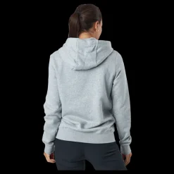 Nike Sportswear Club Fleece Women's Full-Zip Hoodie DK GREY HEATHER/WHITE Grå