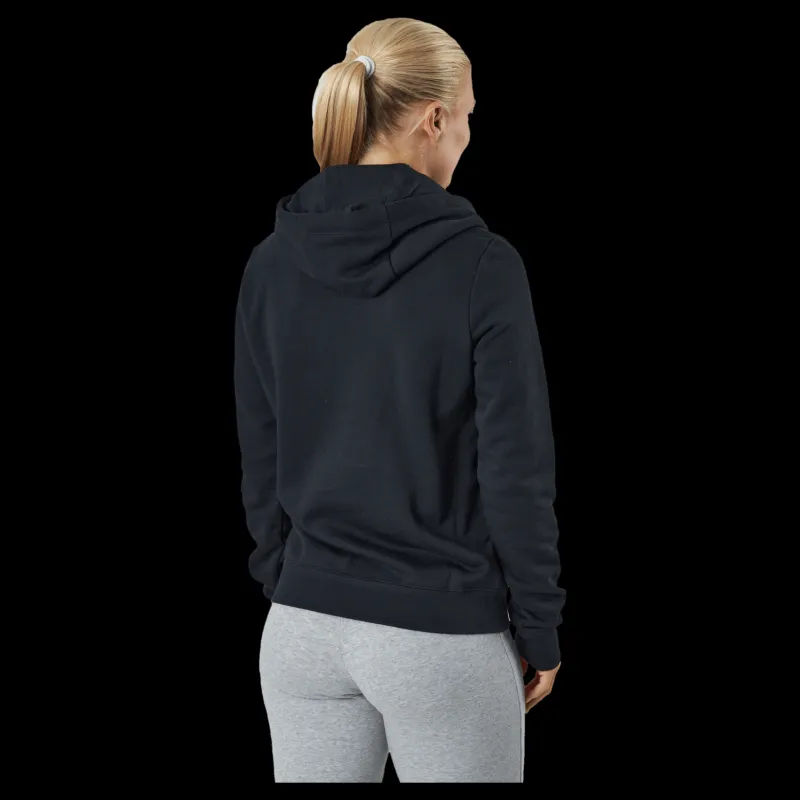 Best Nike Sportswear Club Fleece Women's Pullover Hoodie BLACK/WHITE Svart och Vit