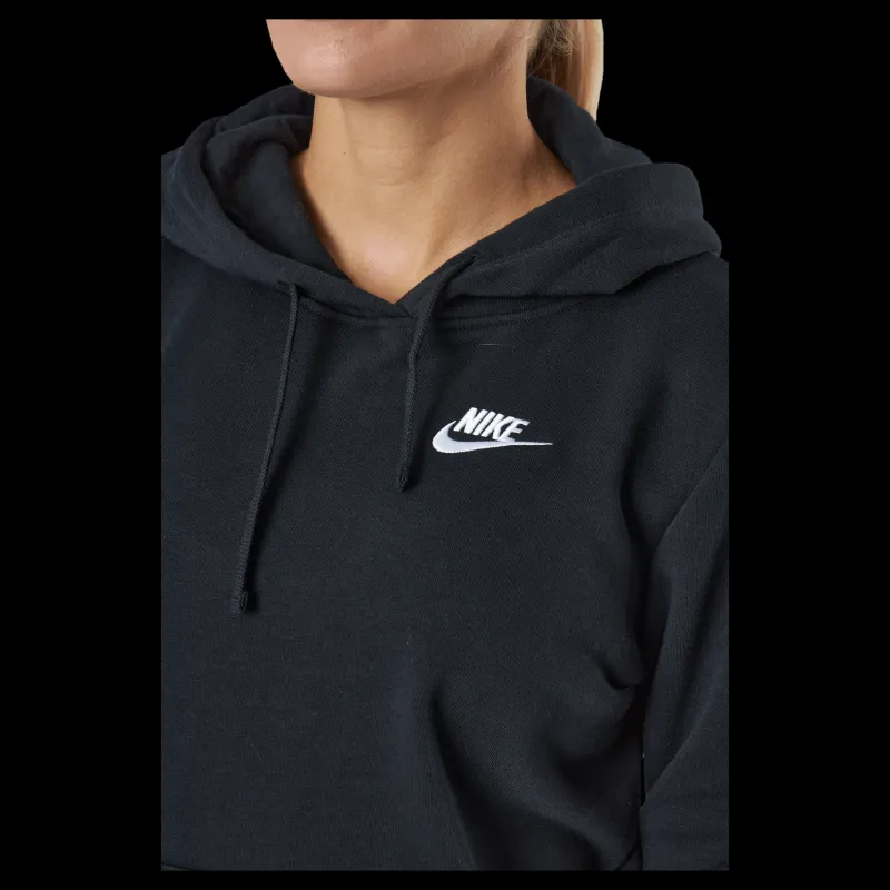 Best Nike Sportswear Club Fleece Women's Pullover Hoodie BLACK/WHITE Svart och Vit