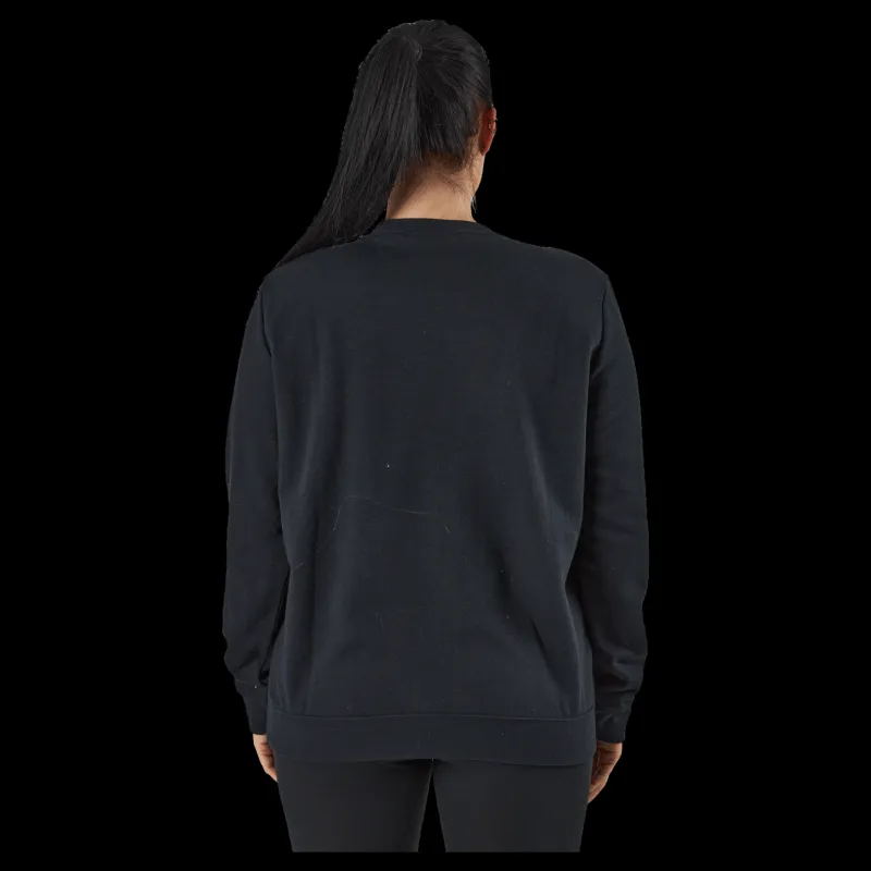 Nike Sportswear Club Fleece Women's Crew BLACK/WHITE Blå Clearance