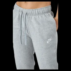 Nike Sportswear Club Fleece Women's Mid-Rise Joggers DK GREY HEATHER/WHITE Grå Clearance