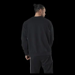 Nike Sportswear Club Men's French Terry Crew BLACK/WHITE Svart Online