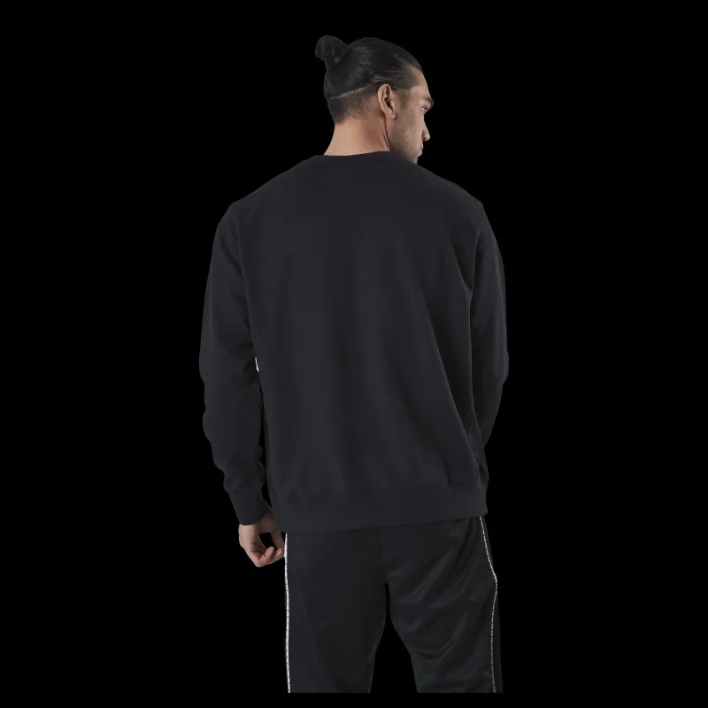 Nike Sportswear Club Men's French Terry Crew BLACK/WHITE Svart Online