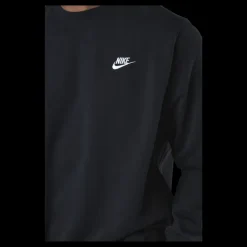 Nike Sportswear Club Men's French Terry Crew BLACK/WHITE Svart Online