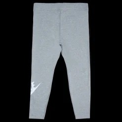 Online Nike Sportswear Essential Women's High-Waisted Leggings (Plus Size) DK GREY HEATHER/WHITE Grå