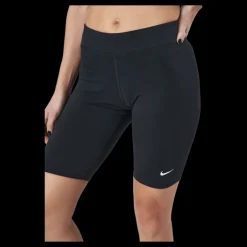 Nike Sportswear Essential Women's Mid-Rise Bike Shorts BLACK/WHITE Svart Sale