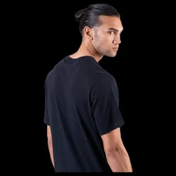 New Nike Sportswear Men's T-Shirt BLACK/WHITE Svart